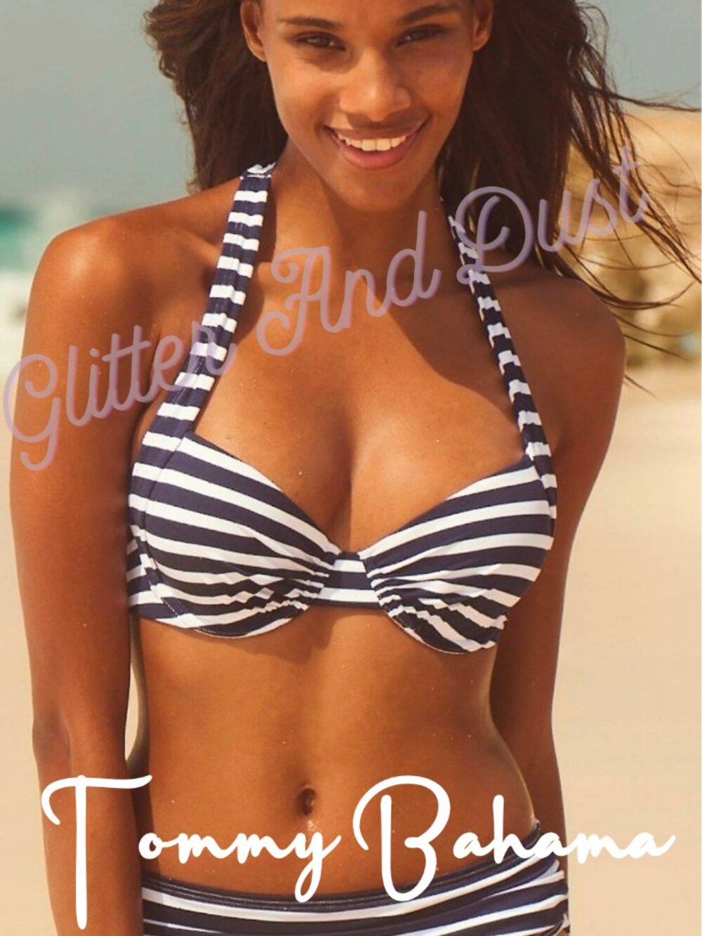 Tommy Bahama Breton Stripes Bikini Top